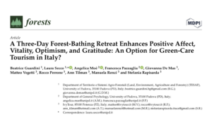 ricerca scientifica forest bathing